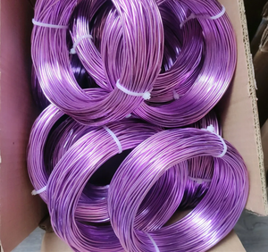 0,2-5mm runder Aluminium draht 9-300Meter Vielseitiger lackierter Aluminium-Metall-Farb draht für DIY-Schmuck zubehör - Product Image 3