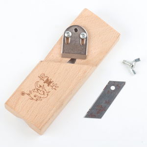 Raboteuse à chanfreiner en bois, longueur 100 mm, largeur de lame 10 mm, outil de finition à 45 degrés pour plafonds en plaques de plâtre et travail du bois - Product Image 1