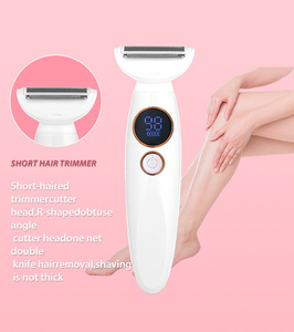 Depiladora Eléctrica Recargable para Mujer, Recortadora de Vello Púbico y Corporal, Afeitadora Eléctrica para Piernas y Cuerpo, Depiladora de Bikini - Product Image 4