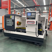 Tour à métaux CNC CK6150 à usage moyen, avec lit FFLATB et tourelle à 4, 6 ou 8 postes, 220 Volts monophasé