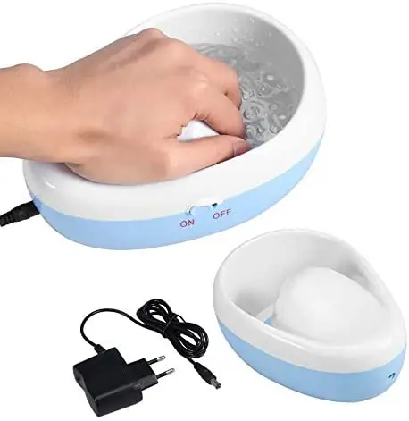 Electric Nail Polish Remover Soaker Bowl Nail Bubble Massage Jet Spa Hand Bowl Manicure Soak Nail Gel Polish Remover Bowl