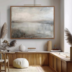 Obra de Arte Pintada a Mano sobre Lienzo, Pintura Texturizada 3D, Naturaleza Muerta Abstracta, Estética Minimalista, Pinturas Acrílicas y al Óleo para Interiores - Product Image 2