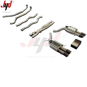 Échappement JYD <span class=keywords><strong>E60</strong></span> M5 pour <span class=keywords><strong>BMW</strong></span> M5 <span class=keywords><strong>E60</strong></span> E61 5.0L <span class=keywords><strong>V10</strong></span> Big Single Midpipe Valvetronic Silencieux Valved Catback avec embouts d'échappement - Product Image 2