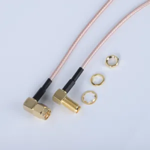 Antenne Verlengkabel Sma Man Naar Sma Vrouwelijke Wifi Antenne Feeder Elleboog Sma Connector Rg316 Kabel