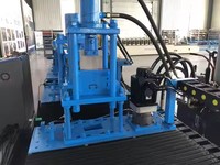 Machine de profilage entièrement automatique pour profilés en acier galvanisé pour structures solaires, pour la production de profilés en C et en U (Unistrut)