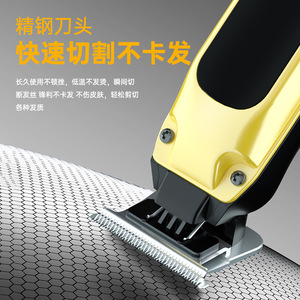 Tondeuse à cheveux électrique avec affichage numérique, rechargeable par USB, haute puissance, pour usage domestique - Product Image 2