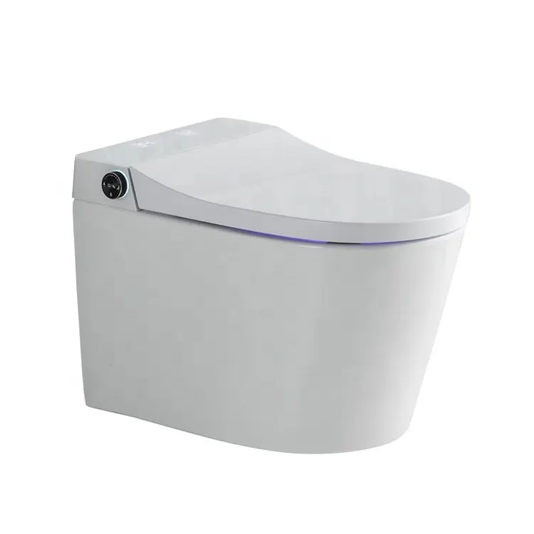Toilette intelligente sospesa a parete per wc intelligente automatica a parete con sensore da bagno a parete europeo di lusso