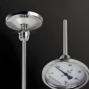 Stainless Steel Bimetal Adjustable Crimp Ring Case <b>Temperature</b> <b>Controller</b> OEM Food <b>Temperature</b> - Product Image 5