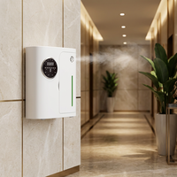 Diffuseur d'arômes automatique professionnel de luxe, à fixation murale, prise américaine, alimentation électrique, application de contrôle de la fragrance