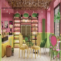 Tables et chaises modernes pour café, design de boulangerie, mobilier de café à vendre