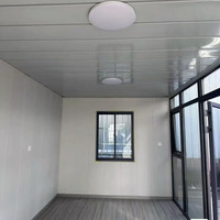 Conteneur habitable préfabriqué en acier de 20 pieds et 40 pieds avec 2-3 chambres, idéal pour bureau, hôtel, appartement, magasin et logement