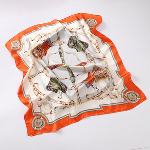 Luxury <b>Scarf</b> with Gift Box Set Premium Butterfly Printed Satin Square <b>Scarf</b> - Product Image 4