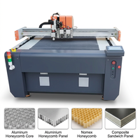 Machine de découpe numérique CNC pour panneaux composites sandwich en aluminium, nid d'abeille, Nomex et mousse