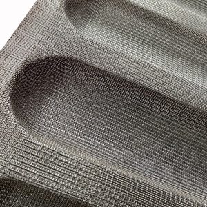 Mẫu Xúc Xích <span class=keywords><strong>Silicone</strong></span> 8 Kênh Màu Đen Chống Dính Cho Tiệm Bánh - Product Image 4