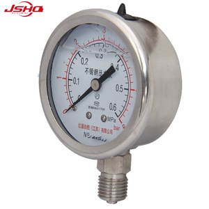 100 मिमी सदमे प्रतिरोधी स्टेनलेस स्टील उच्च गुणवत्ता वाले मानमीटर दबाव गेज - Product Image 2