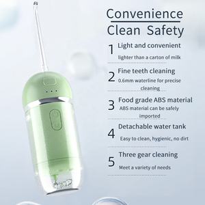 Irrigador Bucal Portátil Inalámbrico, Modelo Privado, Resistente al Agua IPX7, Cuidado Dental Profesional, Mini Irrigador Oral - Product Image 5