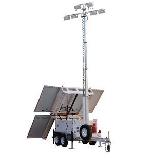 Nueva Torre de Luz Solar para Exteriores con Controlador MPPT, Batería de Iones de Litio, Paneles de Silicio Policristalino, Nivel de Seguridad Móvil Alto - Product Image 3