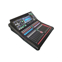 Table de mixage audio numérique 16 canaux IPALEAD MC-616, construction en plastique, plusieurs types d'interfaces (XLR/TRS/RCA), son surround, 48V