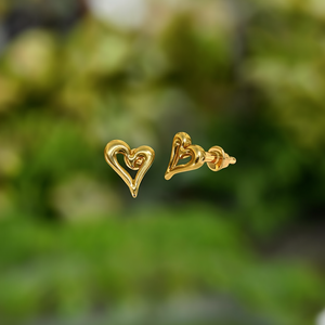 Boucles d'oreilles fines à clous EE175-N9-0972G - Product Image 3