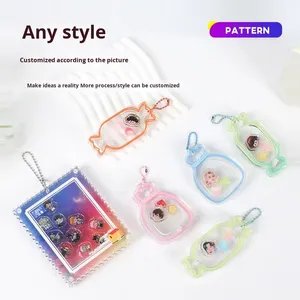 Customizable Eco-friendly Anime Cartoon Style Acrylic Keychain Digital Printing Detachable Design Custom Logo/Graphic Color Key