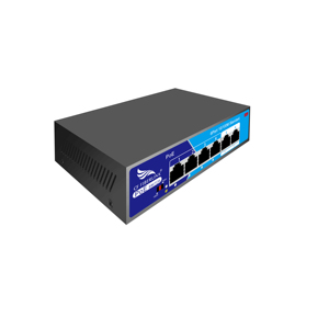 Oem ODM thông minh 4 + 2 RJ45 Injector 48V 100Mbps <span class=keywords><strong>Ethernet</strong></span> chuyển đổi sợi với 4 PoE cổng cho wifi mạng - Product Image 4