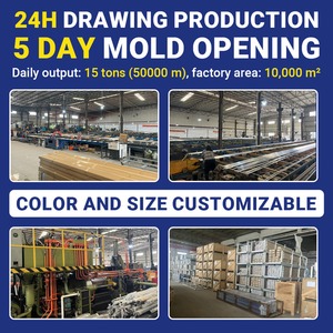 Décoration murale en alliage d'aluminium Fermeture d'angle Lignes métalliques résistantes à la corrosion <span class=keywords><strong>Clip</strong></span> de bande métallique Garnitures métalliques - Product Image 6