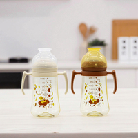 Offre Spéciale – Biberon Bébé Personnalisé OEM 300 ml (10 oz) à Col Large avec Poignée et Tétine – Biberon pour Lait Maternel