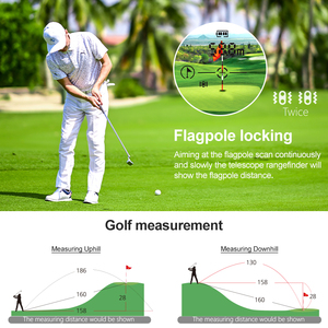 स्ंडवे गोल्फ लेजर रेंजफाइंडर 2000 मीटर रेंज निकटतम दसवें यार्ड 700 मीटर/1000 मीटर/1500 मीटर/2000 - Product Image 2