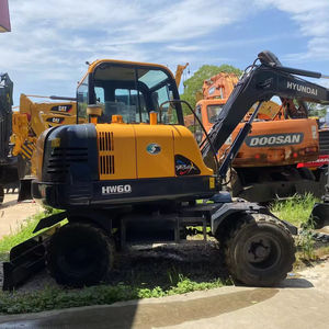 Venta caliente <span class=keywords><strong>de</strong></span> <span class=keywords><strong>segunda</strong></span> <span class=keywords><strong>mano</strong></span> Hyundai 60 6ton <span class=keywords><strong>Mini</strong></span> Excavadora Hecha en Corea Excavadora hidráulica compacta para construcción urbana - Product Image 1