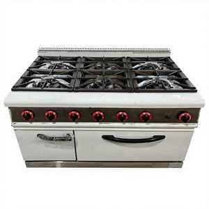 Estufa de Gas Comercial Ruitai con Horno, 4/6 Quemadores, Doble Combustible, Alta Eficiencia Energética, Acero Inoxidable, Quemador Económico - Product Image 1