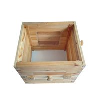 Fabricante de colmena de abeja de miel completa de flujo automático de madera recubierta de cera