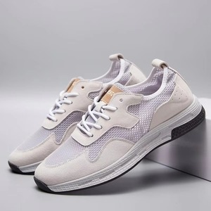 Zapatos Deportivos y Casuales para Hombre con Cuero Vacuno y Malla - Zapatos de Cuero Genuino Transpirables, Cómodos y Elegantes para Hombre al por Mayor - Product Image 4