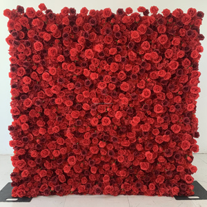 Panel <span class=keywords><strong>de</strong></span> Pared Floral 3D con Rosas y Hortensias Artificiales para Decoración <span class=keywords><strong>de</strong></span> Bodas y Fiestas, Venta al Por Mayor - Product Image 5