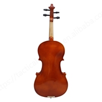 Solid Wood 1/8 Size Basswood Violin with 4 Strings for Students Adults Music Enthusiast