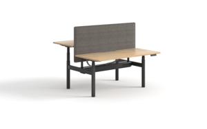 Estación <span class=keywords><strong>de</strong></span> Trabajo Modular Eléctrica <span class=keywords><strong>de</strong></span> Altura Ajustable con Partición Acústica Azul para <span class=keywords><strong>Espacio</strong></span> <span class=keywords><strong>de</strong></span> Trabajo Compartido Moderno - Product Image 4