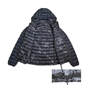 OEKOTEX <span class=keywords><strong>di</strong></span> Fabbrica delle Donne <span class=keywords><strong>di</strong></span> Inverno <span class=keywords><strong>di</strong></span> Stampa Personalizzata Outdoor Water Resistant Con Cappuccio Puffer Packable Piumino - Product Image 4
