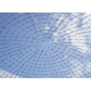 Diseño práctico prefabricada de acero Truss Roofing vidrio cúpula de la mezquita de la construcción - Product Image 1