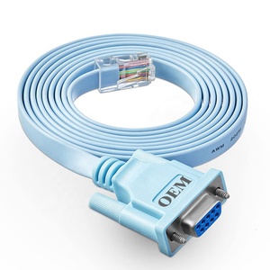 Câble USB vers RJ45 RS232 DB9, câble de console, câble rollover DB9 mâle vers femelle, câble rollover DB9 - Product Image 1