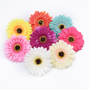 ดอกเบญจมาศสีหัวดอกเยอบีร่าจำลองดอกไม้ตกแต่งบ้านในฤดูใบไม้ร่วง - Product Image 2