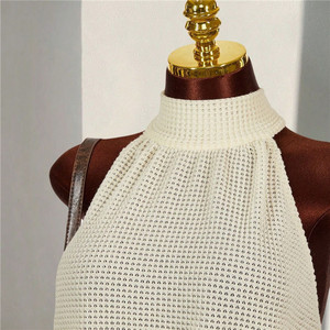 <span class=keywords><strong>Abito</strong></span> Estivo da <span class=keywords><strong>Donna</strong></span> Stile Vacanza, Senza Maniche, Schiena Scoperta, <span class=keywords><strong>Sexy</strong></span> con Lacci - Product Image 5