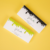 Boîte en papier personnalisée laminée avec film brillant imprimé en couleur pour les fournitures d'art des ongles