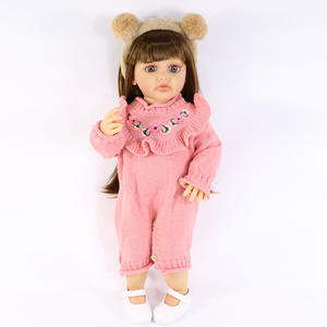 Vente en gros de poupée Baby Poppen en <span class=keywords><strong>silicone</strong></span> nouvelle poupée <span class=keywords><strong>Reborn</strong></span> toute en vinyle mini poupée de 55cm en caoutchouc souple grand Stock de poupée en gros - Product Image 2