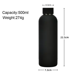 Taza de Acero Inoxidable de Doble Pared, Aislada, para Bebidas, Botella Térmica con Logotipo Personalizado - Product Image 4