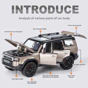 2025 New 1:32 Quy Mô Xe Mô Hình Prado Hợp Kim Xe Với Âm Thanh Và Ánh Sáng Pullback Với Âm Thanh Và Ánh Sáng Pullback Modelo Coche Kim Loại Xe - Product Image 3