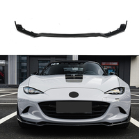 Lèvre de pare-chocs avant en fibre de carbone véritable pour Mazda MX-5 AIMGAIN, lèvre avant en carbone, jupes latérales, diffuseur arrière, kit carrosserie 2016+