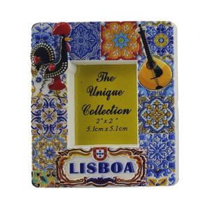 Ocean Series <b>Small</b> <b>Picture</b> <b>Frame</b> Ceramic Resin Refrigerator Magnet with Traditional Design Medium Magnetic Sticker Sheet Size - Product Image 1