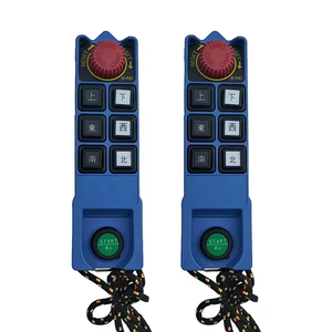 High Quality Taiwan Saga-L8B Industrial Wireless Radio 6 Button Pusher Transmitter Waterproof <strong>Remote</strong> <strong>Control</strong> <strong>Crane</strong> Made in China - Product Image 1