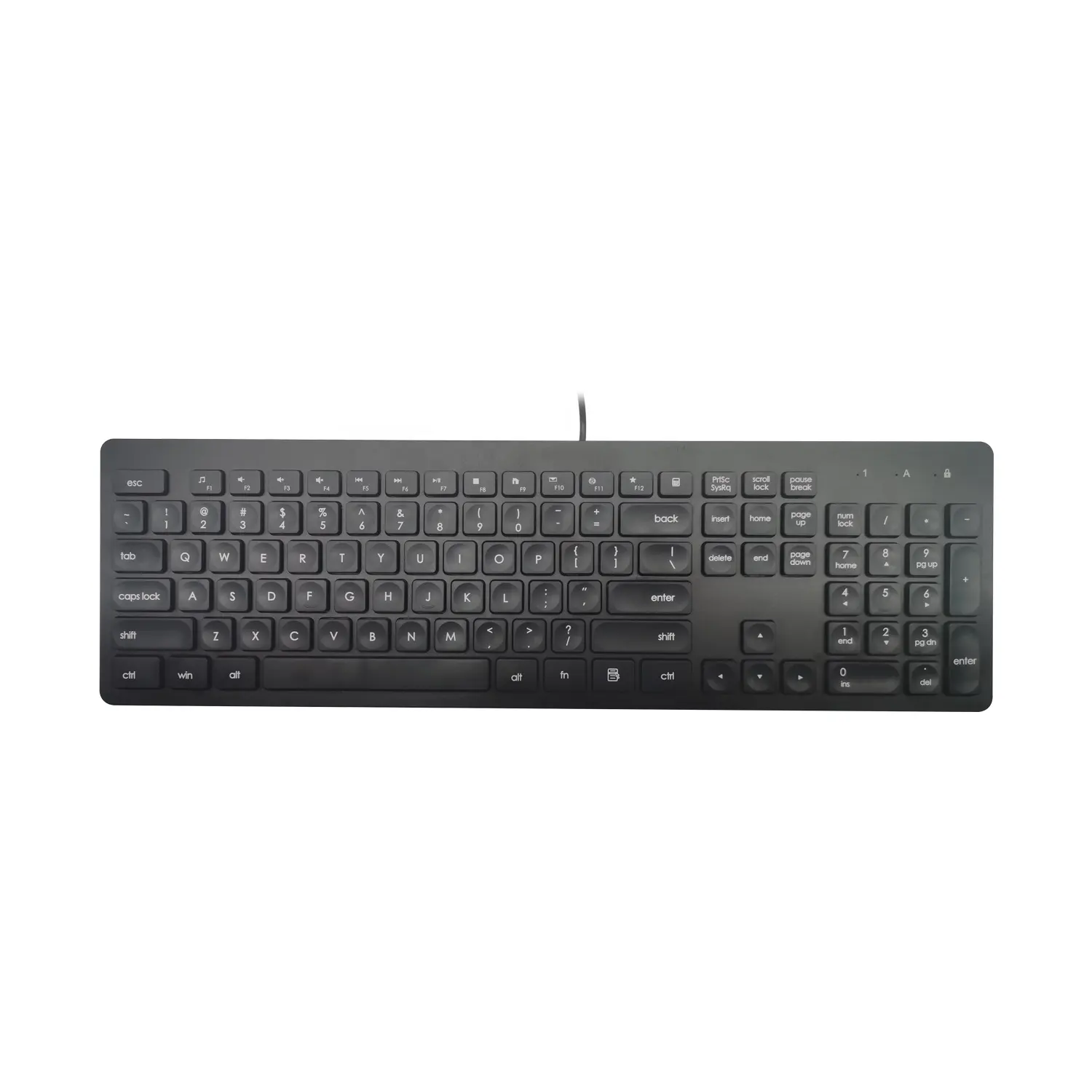 hot selling wired keyboard Manufacturing directly produce computer pc keyboards laser keyboard
