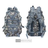 Sac d'assaut pour hommes Sac à dos tactique imperméable Molle Sac de randonnée Sacs de jour pour le camping, le trekking et la chasse
