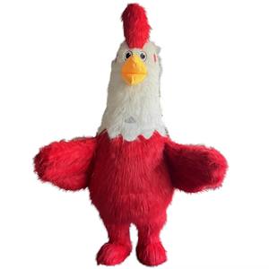 Costume gonflable animalier : Mascotte de coq gonflable et mobile, costume de dessin animé amusant - Product Image 1